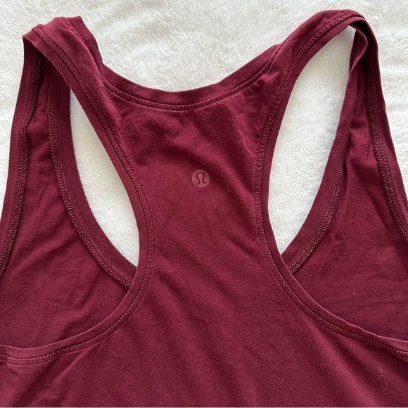 LULULEMON RACERBACK TANK WOMENS SIZE 6 IN MAROON - Picture 5 of 13